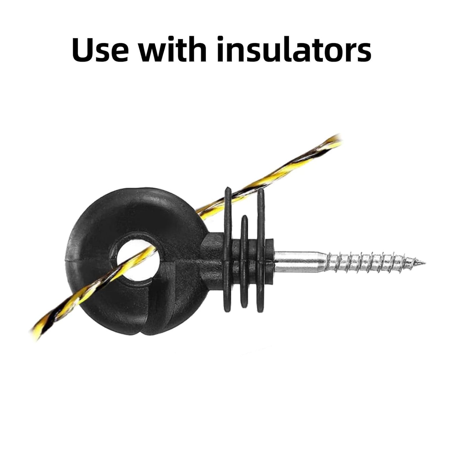 Upgraded Electric Fence Polywire 5050 Feet 1540 Meters, 6 Stainless Steel Strands for Reliable Conductivity and Rust Resistance, Portable Electric Fencing,UV, Rust Resistant