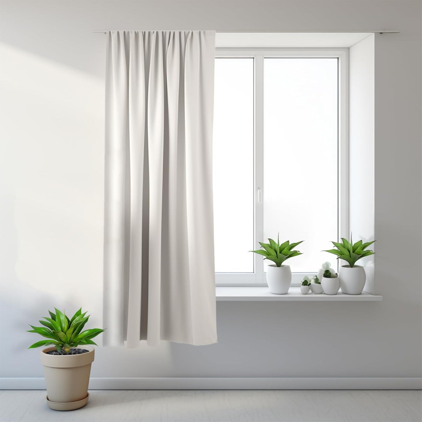 Artificial Agave Plants,Large UV Resistant Fake Agave Planters for Indoor and Outdoor Decorating Artificial Plants for Outdoors Fake Plants (2Pack, 18"