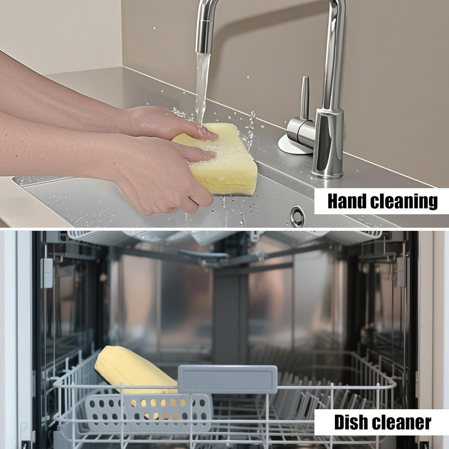 Grill Brush Bristle Free,Long Handle Steam Grill Brush for Outdoor Grill,BBQ Safe Grill Cleaner Brush,Includes 2 Replaceable Heads for Easy Grill Maintenance Black