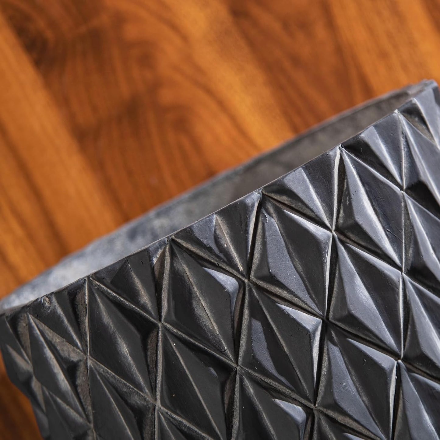 17.3 & 20.8 inch high Concrete Flower pots Set of 2, The planters for Outdoor Plants with Drainage Hole, Modern Family Outdoor Decor Plant pots, Indoor Plant pots for Home Decor.