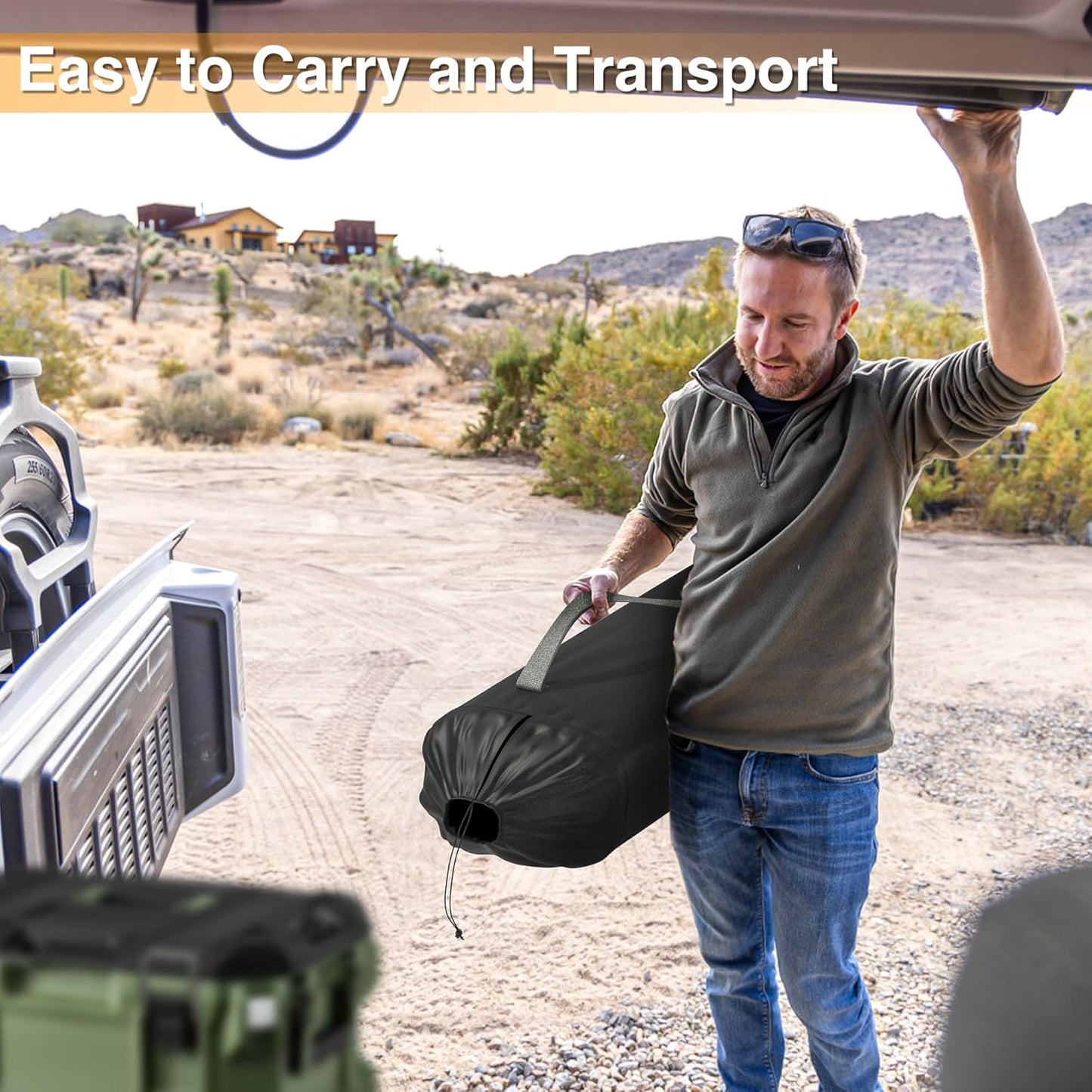 Folding Camping Table, Aluminum Roll-up Table with Storage Net and Carrying Bag, Outdoor Lightweight Camp Table for Picnic, Camping, Beach,Backyard, BBQ, Party, Patio