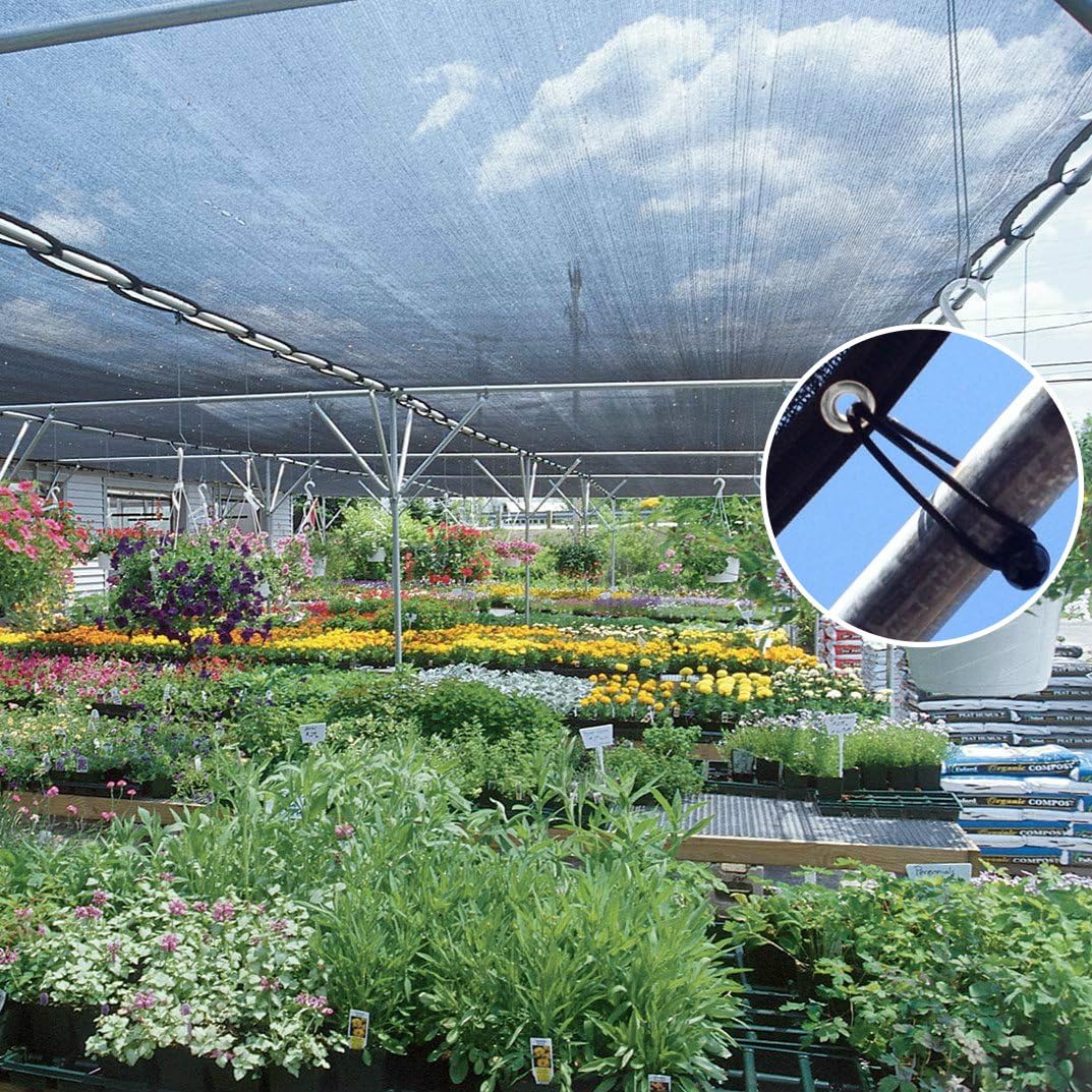 Agfabric 12x16ft Shade Cloth 50% Garden Shades Sunblock Shade Cloth with Grommets for Garden Patio,Black