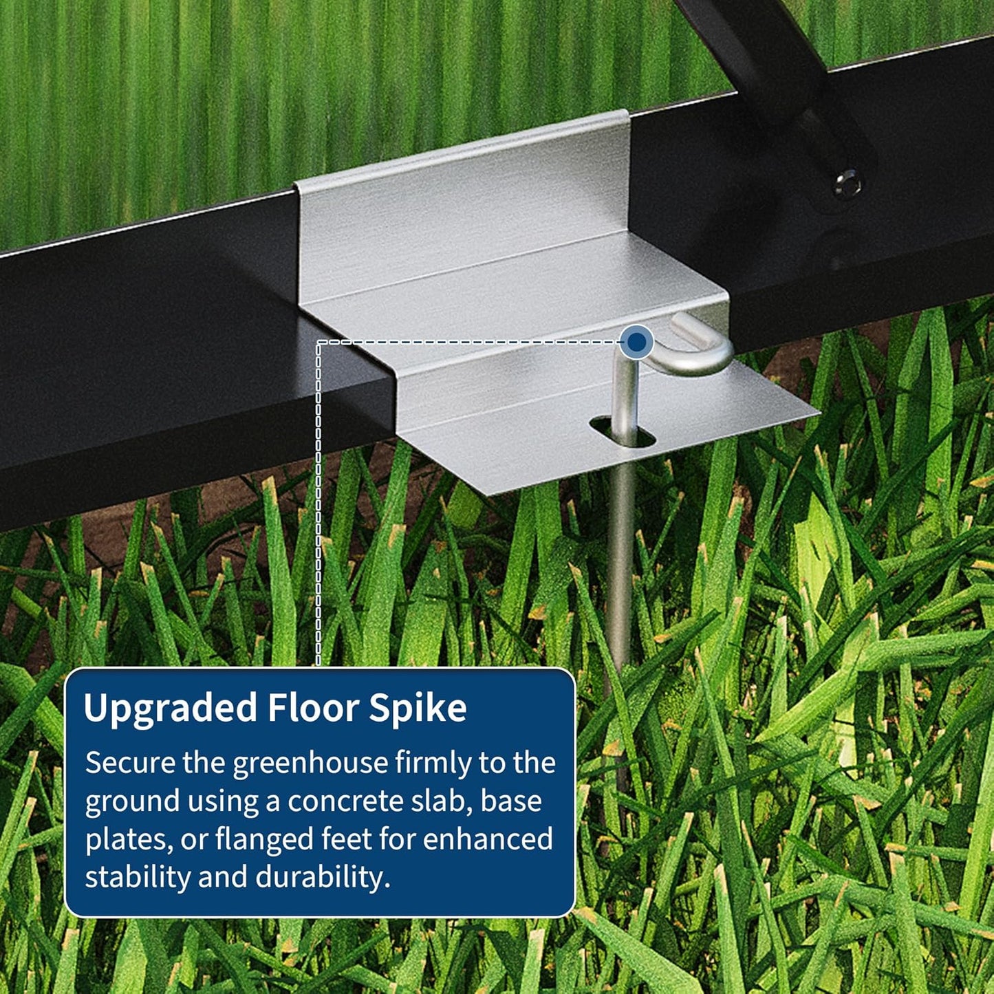 8 x 12 FT Greenhouse, Greenhouses for Outside, Polycarbonate Greenhouse with Aluminum Frame, Lockable Door and Ajustable Roof Vent for Backyard, Green Houses for Outside Garden Backyard, Patio