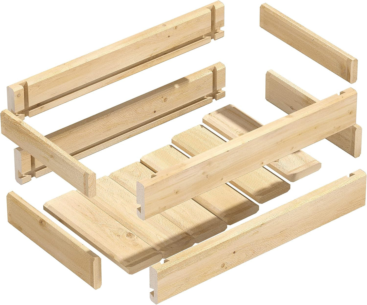 Greenes Fence Cedar Wood Planter Box, 21" x 11" x 7" - Made in USA with North American Cedar