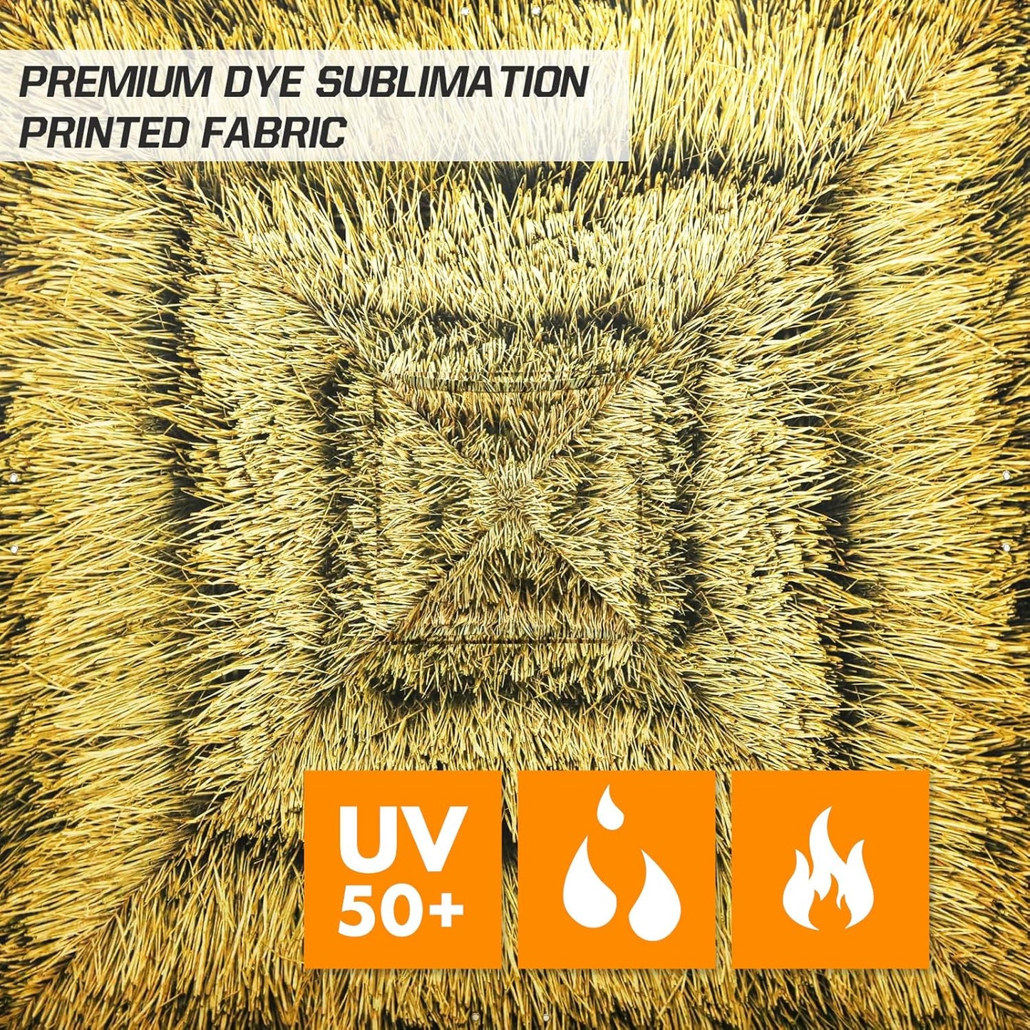 EAGLE PEAK Pop Up Canopy Tent with Wheeled Carry Bag, 8 Stakes, 4 Ropes, 4 Weight Bags, Easy Set Up Tent Canopy, 10x10 ft, 100sqft of Shade, Tiki