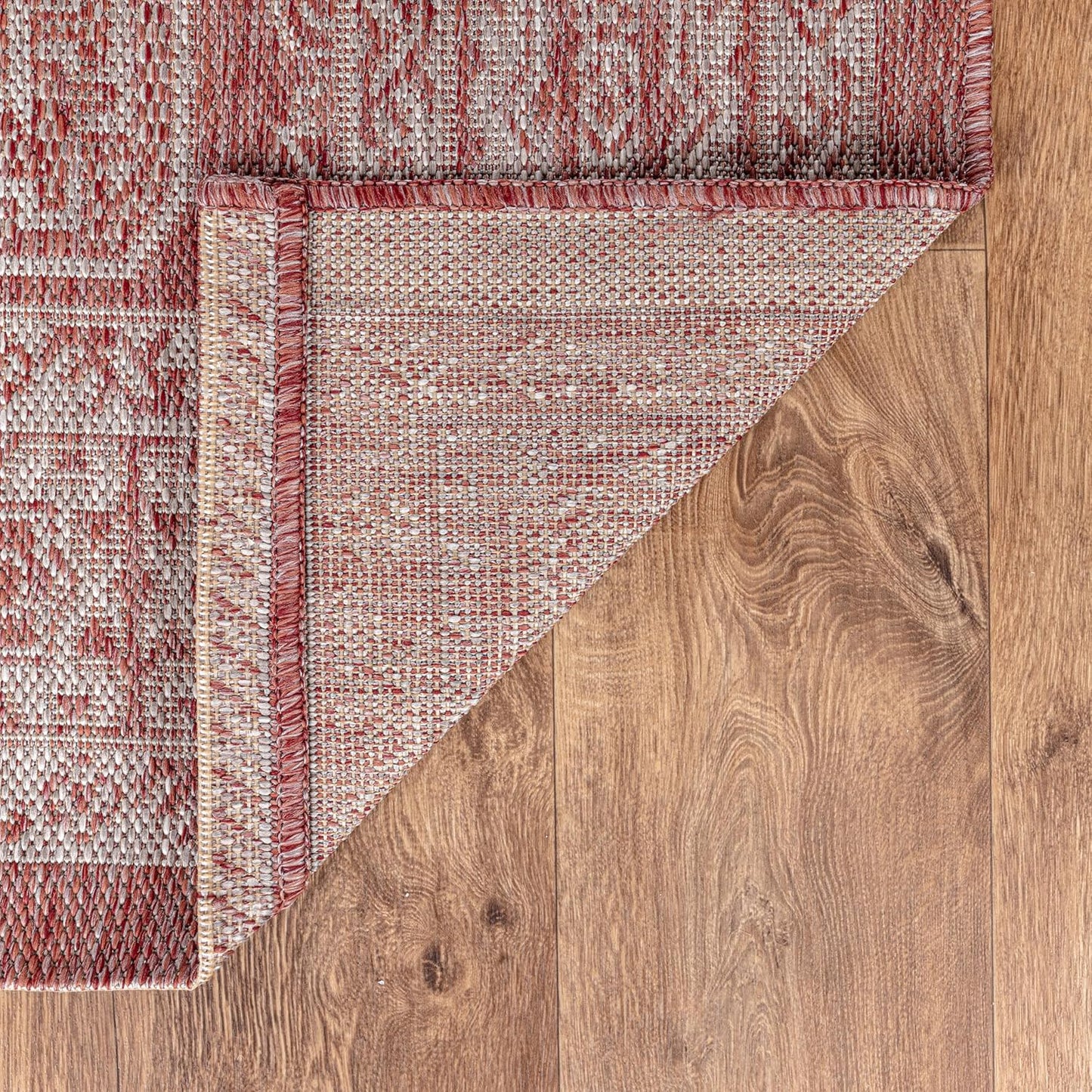 Keen Home Design Terrace Outdoor Area Rug - 4x6 Washable Indoor/Outdoor Rug for Patio, Kitchen, Balcony, Beach, Garden, Deck and Porch, Size: 3'10"x5'7"