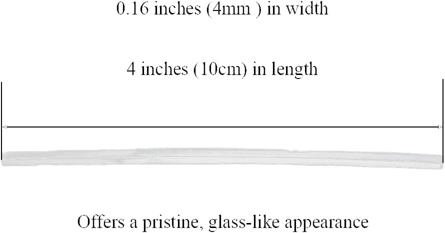 HAHIYO 300Pcs 4inches Cear Metal Twist Ties Bread Candy Coffee Bag Ties Plant Garden Twist Ties for Cellophane Treat Bags Gift Wraping Bags Plastic Bags Halloween Party Cake Present Art Crafts