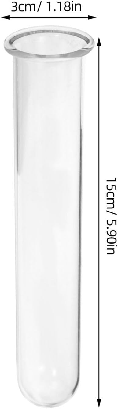 Alipis 4pcs Glass Propagation Stations Accessories Glass Test Tubes Tiered Planters Wall Terrarium for Home Office Plant Hanger Flower Vases Wall Decor Hydroponic Cuttings