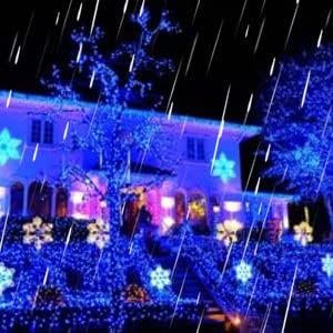 Dazzle Bright Fairy Lights Battery Operated, 2 Pack Total 40FT 120LED Silver Wire Waterproof Battery Operated String Lights, Christmas Decorations for Indoor Outdoor Bedroom Yard Decor, Blue