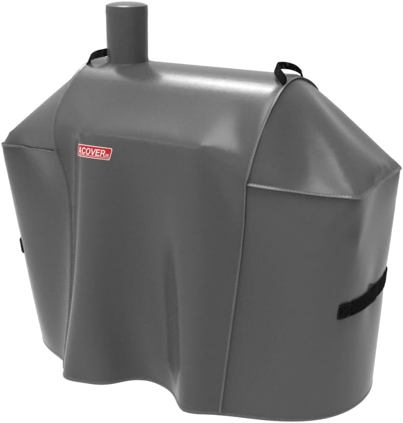 Expert Grill Offset Smoker Cover, Waterproof Grill Cover, 56.5 inch Brown