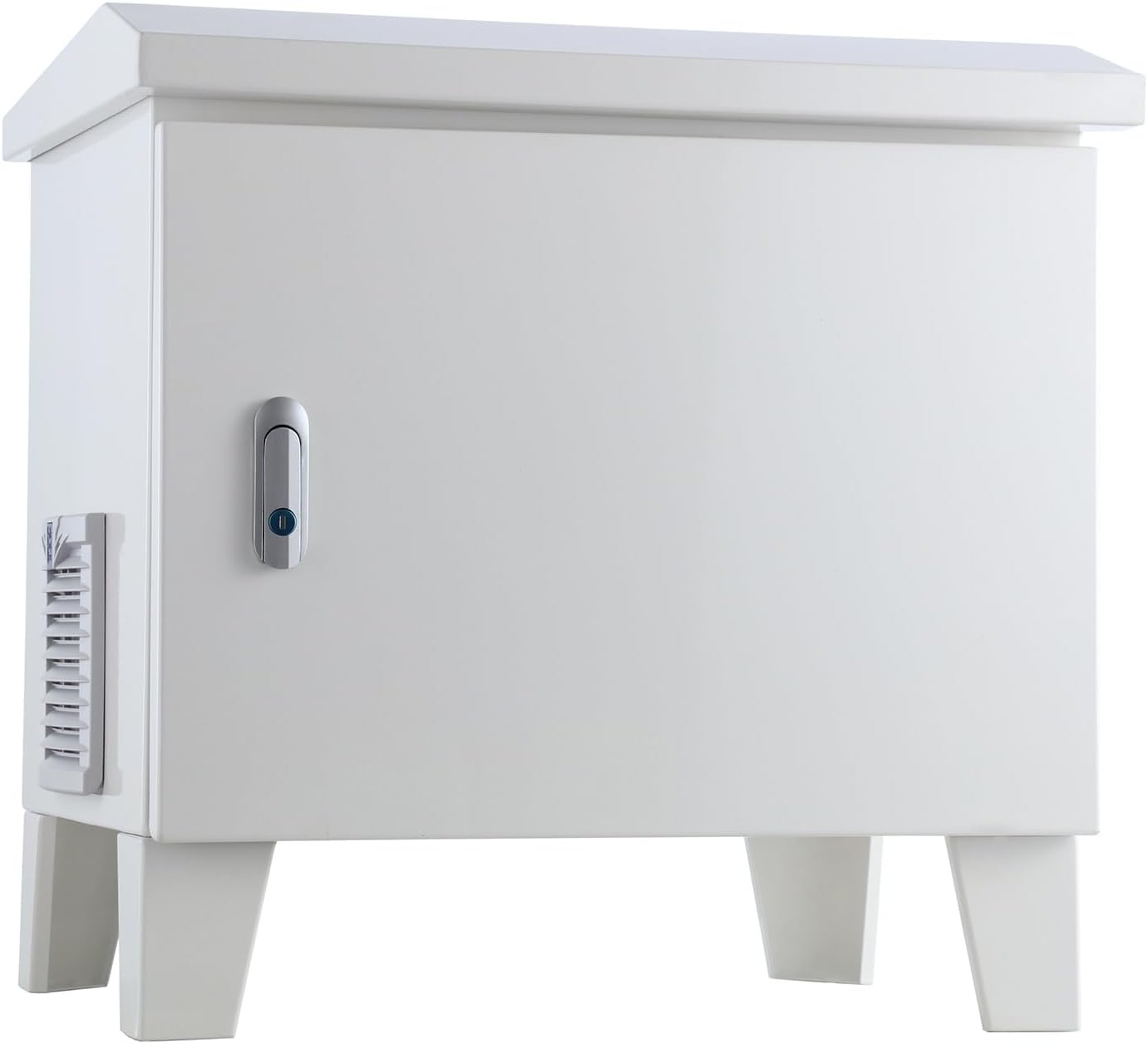 Pond Aerator Weatherproof Outdoor Cabinet,20.8”×16.9”×20.8” with Cooling Fan,pre-wired outlet