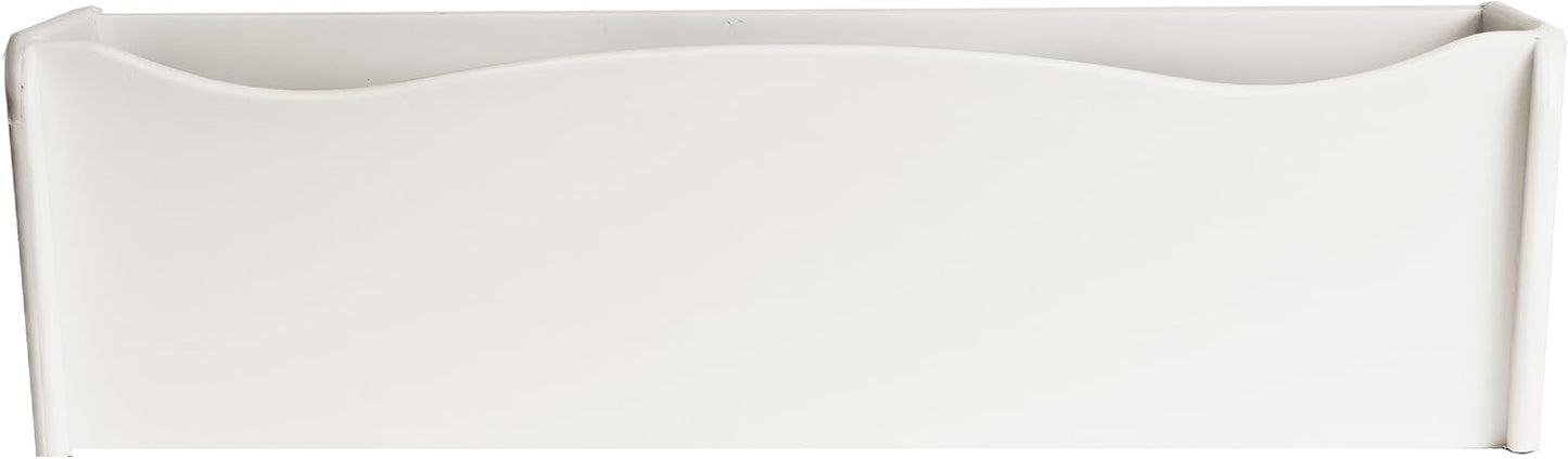 Flower Box 18" x 6" x 5" Dark Brown Polyethlene for Window Sills, Sheds, and Playhouses, 1 PK (FB18BRN-BX1)