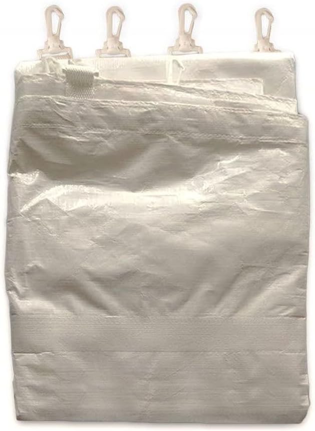 20' x 20' Economy Sidewall Kit for Canopy Tent, Complete Set of (4) White 20' Side Walls for 7' Foot Height Party Frame and Outdoor Canopy Pole Tents, Tent Not Included