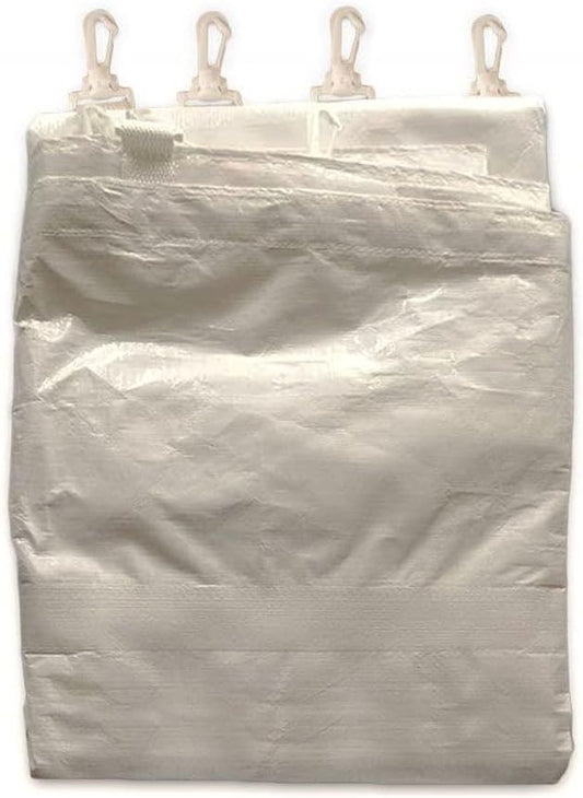 30' x 30' Economy Sidewall Kit for Canopy Tent, Complete Set of (4) White 30' Side Walls for 7' Foot Height Party Frame and Outdoor Canopy Pole Tents, Tent Not Included