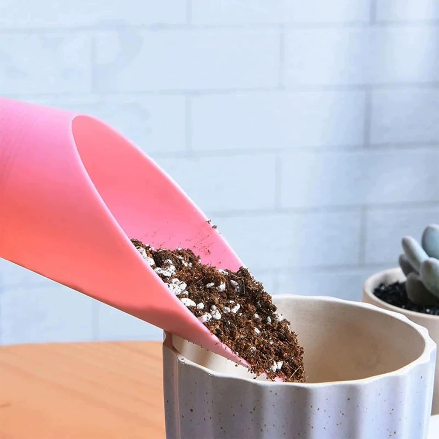 9 PCS Pcs Bonsai Soil Scoops Plastic Garden Shovels Garden Tool Bucket Shovel Colorful Small mini Potting Scoop,Suitable for Flower Planting