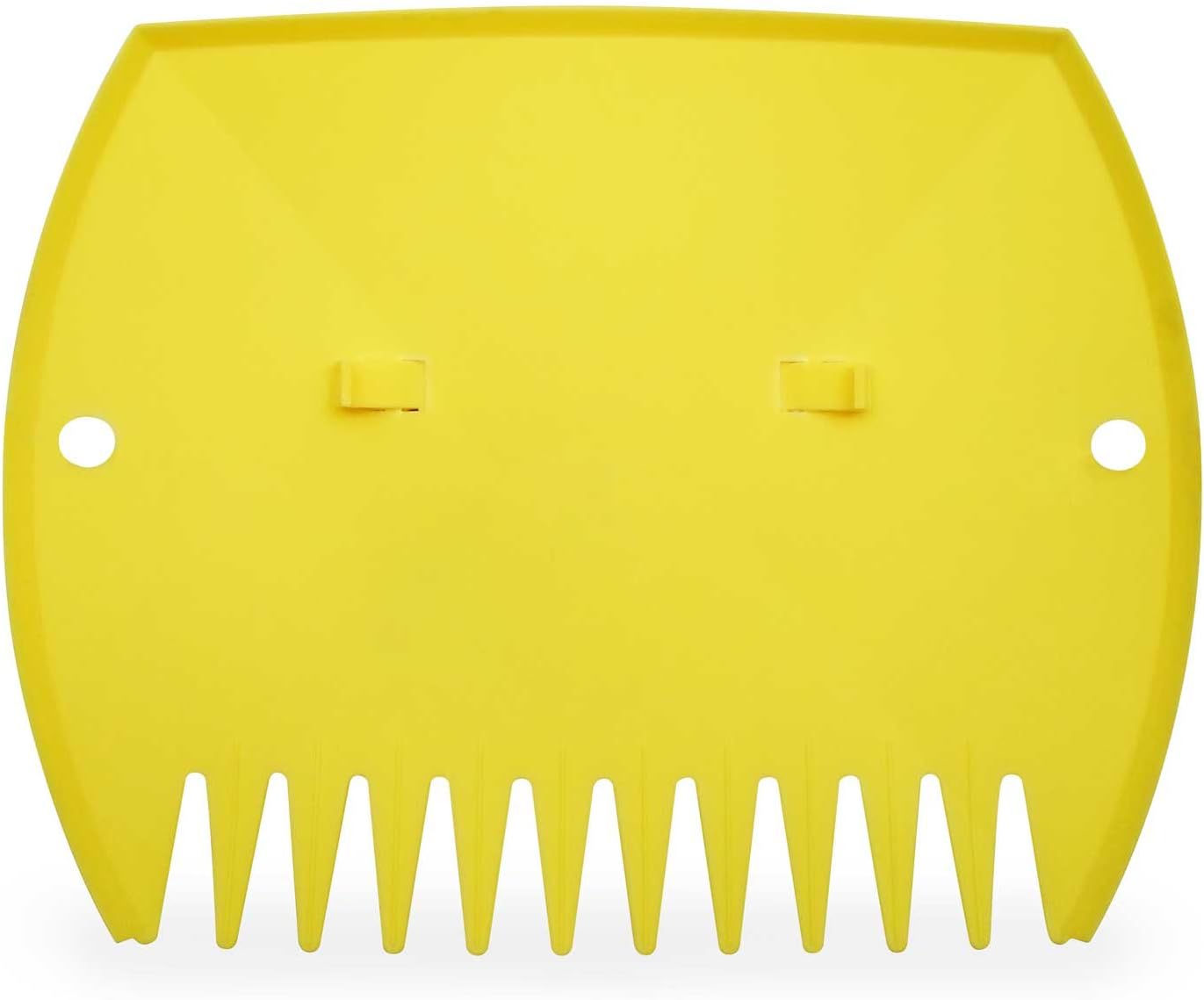 GardenHOME Leaf Scoops Hand Rakes, Large Leaf Grabbers for Yard Work and Garden Use, Clear and Collect Garden Rake, Leaf Scooper and Claws for Leaves, Lawn Debris, and Trash Cleanup, Yellow