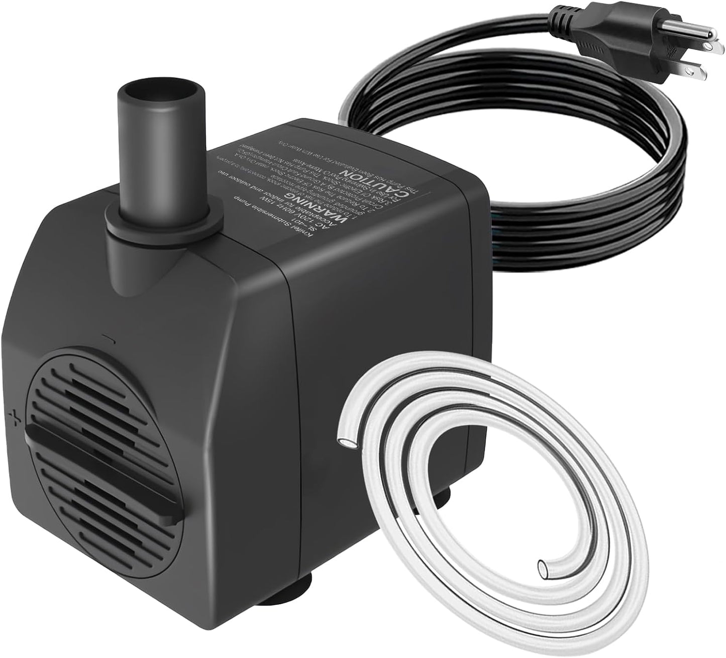 Submersible Pump 200GPH with AUTO-Shut-Off 5.2ft High Lift for Fountains, Hydroponics, Ponds, Aquariums & More