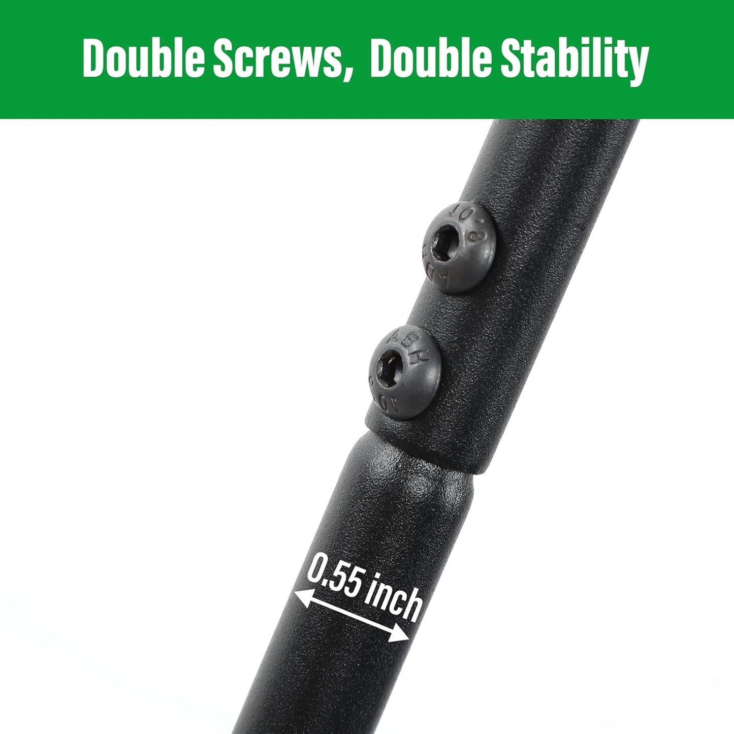 GOFORWILD Shepherd’s Hooks 4 Pack Black, 65 inches Tall, Made of Premium Metal for Garden Decor, Plant Hanger, Lantern Hook, Garden Stake and Wedding Decor, 7016