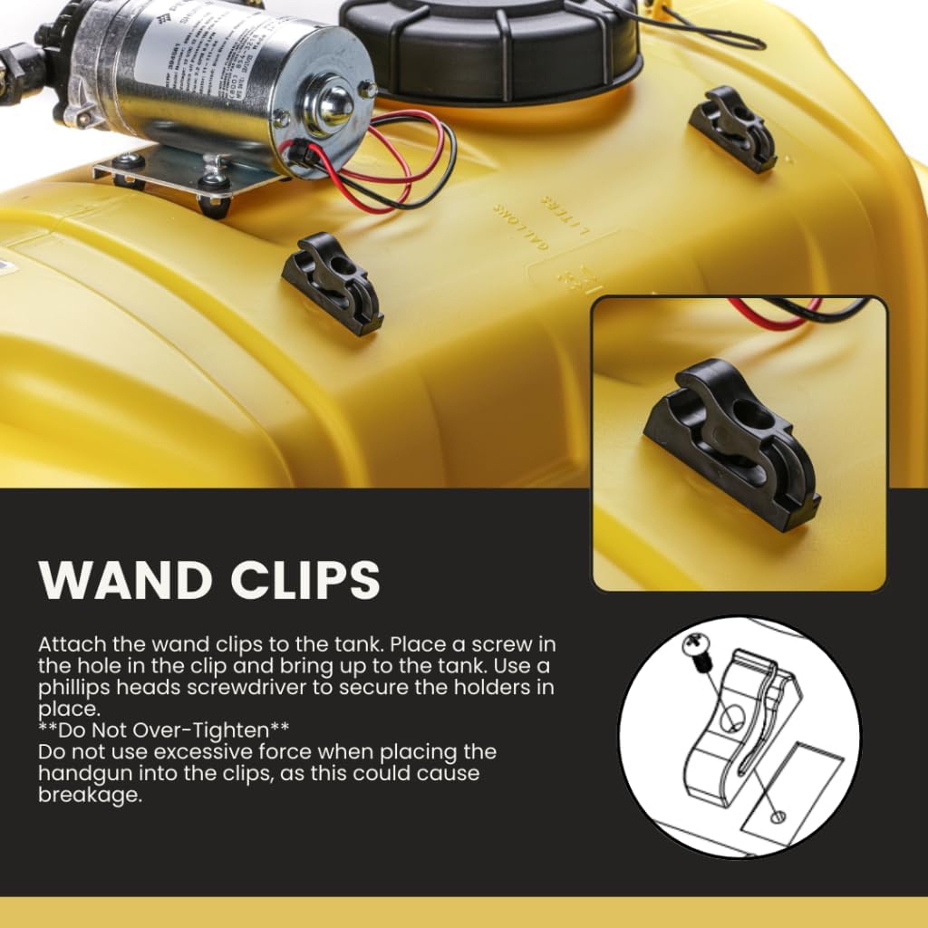 25 Gallon Silver Spot Sprayer – 2.2 GPM SHFLO 12V Pump, Economy Handgun with Adjustable Nozzle, 15’ Hose – Lawn & Garden ATV/UTV Sprayer for Weed & Pest Control