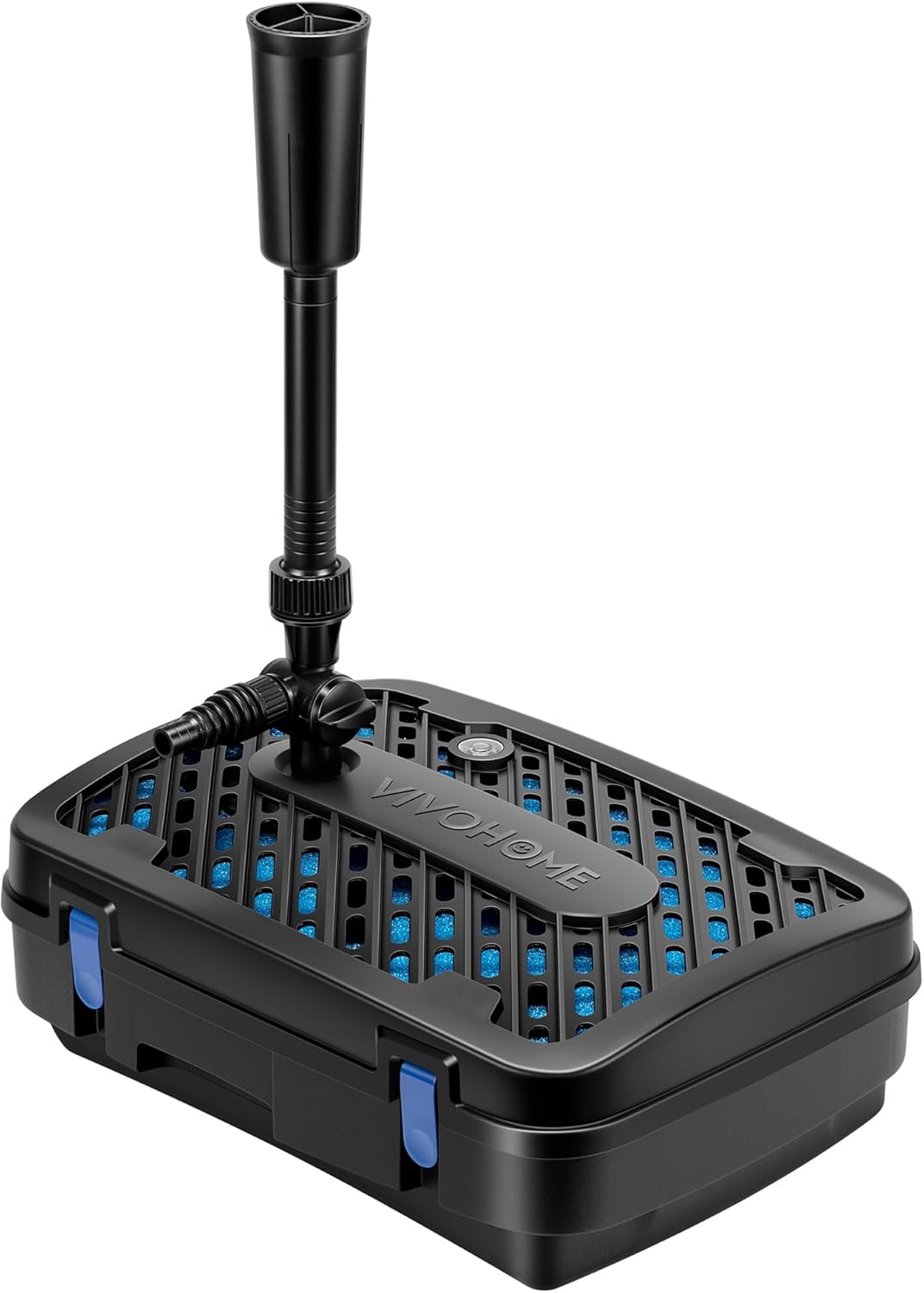 VIVOHOME All-in-One Pond Filter Fountain System Kits, 540 GPH Submersible Water Pump for Ponds up to 1060 Gallons