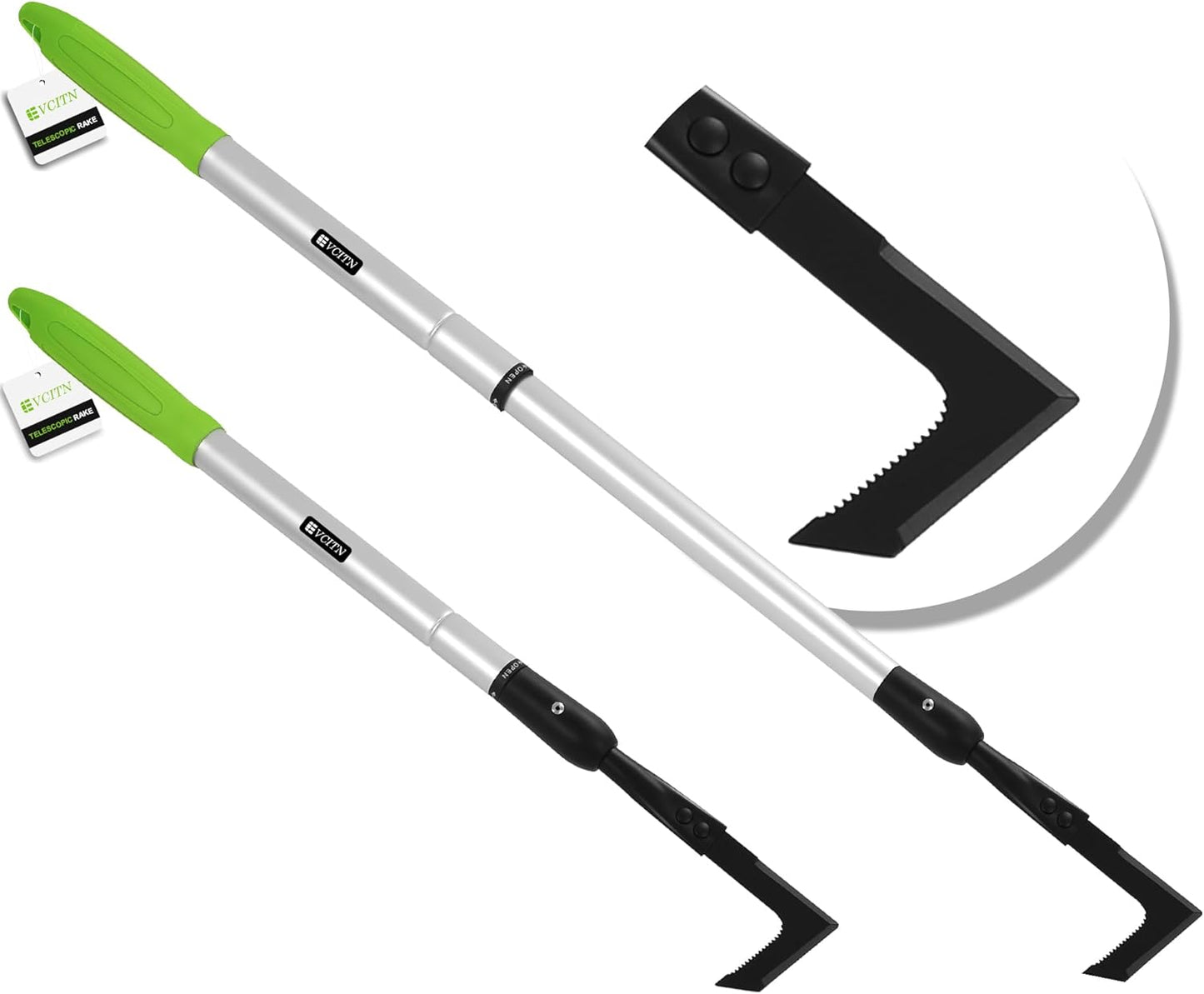 Adjustable Crack Weeder with 42.1IN Long Handle, L-Shaped Blade Serrated Edges for Digging Roots,Cutting Weeds,Removing Moss Between Driveway and Sidewalk Cracks