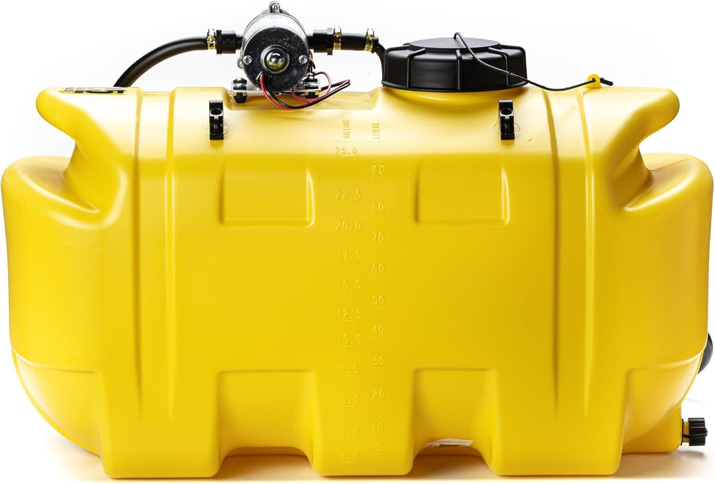 25-Gallon Gold Spot Sprayer – 12V Pump, Deluxe Handgun, 2.2 GPM, 100 PSI, Heavy-Duty Tank, Adjustable Spray Pattern & 15 Ft Hose