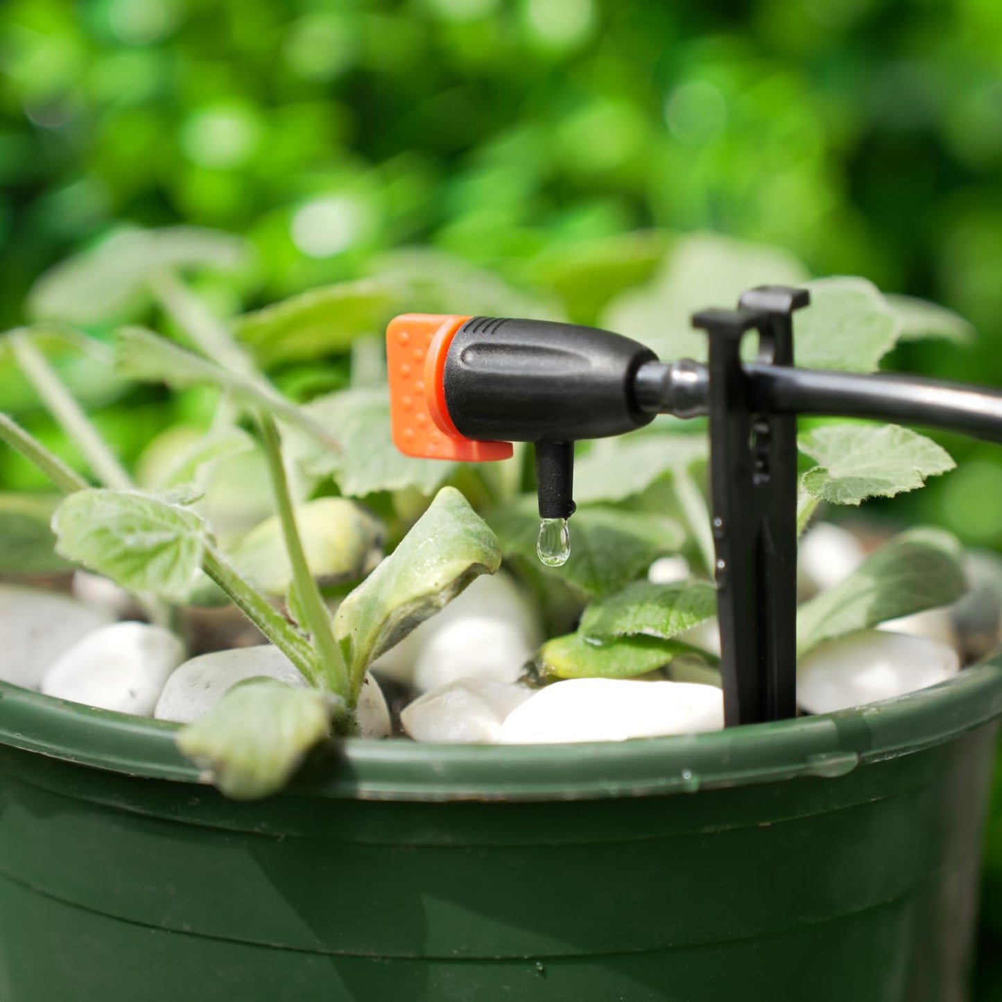 Drip Irrigation Inline Dripper for 1/4" Drip Irrigation Tubing, 35 Pieces Adjustable Drip Emitters Micro Drippers for Drip Irrigation Gardening System Maintain Constant Flow