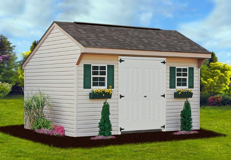 Flower Box 18" x 6" x 5" Paintable Polyethlene for Window Sills, Sheds, and Playhouses, 1 PK (FB18P-BX1)