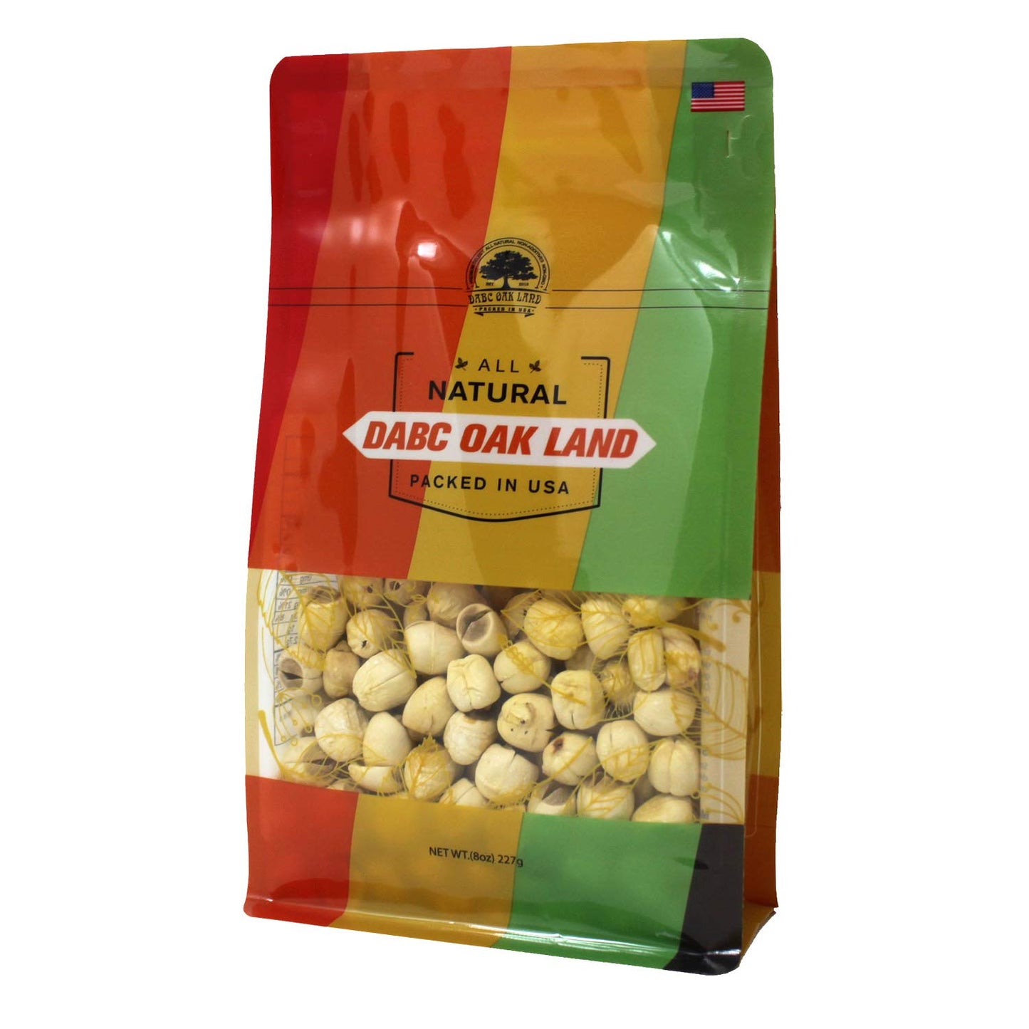 DOL Natural Dried Lotus Seeds Packed In USA 莲子干 8 Ounce,100% Natural, Dried White Lotus Seeds Lian ZI, Rich In Methionine for Health, 白莲子 蓮子 白蓮子 for Herbal Tea