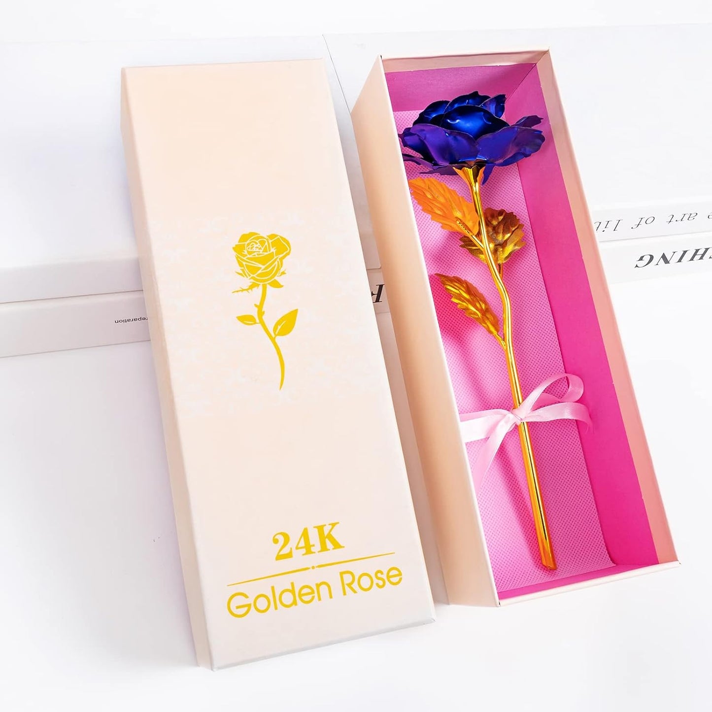 Mothers Day Mom Gifts for Women Birthday Gifts for Women Galaxy Rose Glass Flowers Forever Eternal Roses Artificial Flowers Gifts for Grandma Wife Daughter