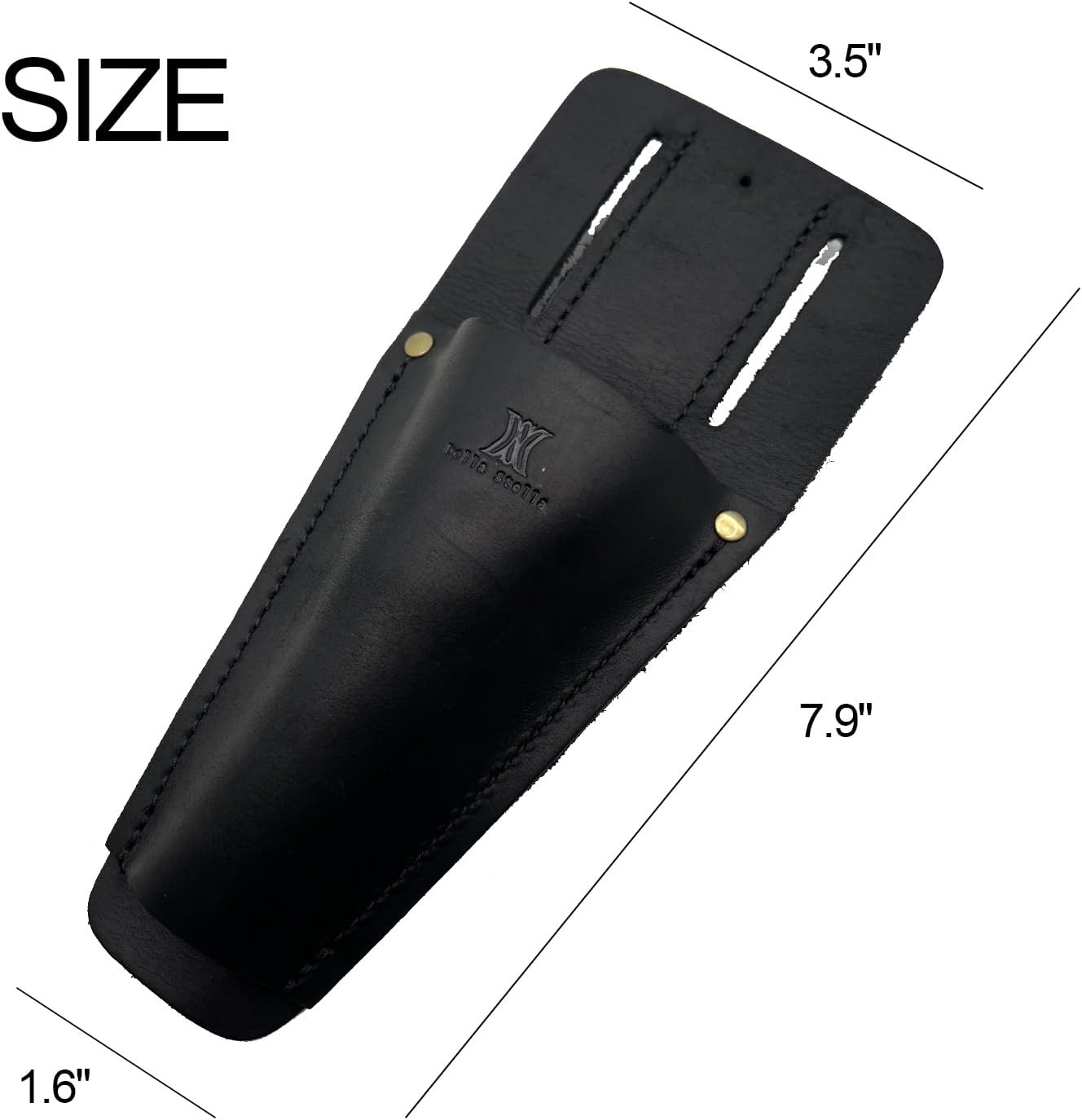 Garden Leather Pruner Sheath,Tool Holster for Gardening Pruning Shears,Durable Scissor Protector Cover