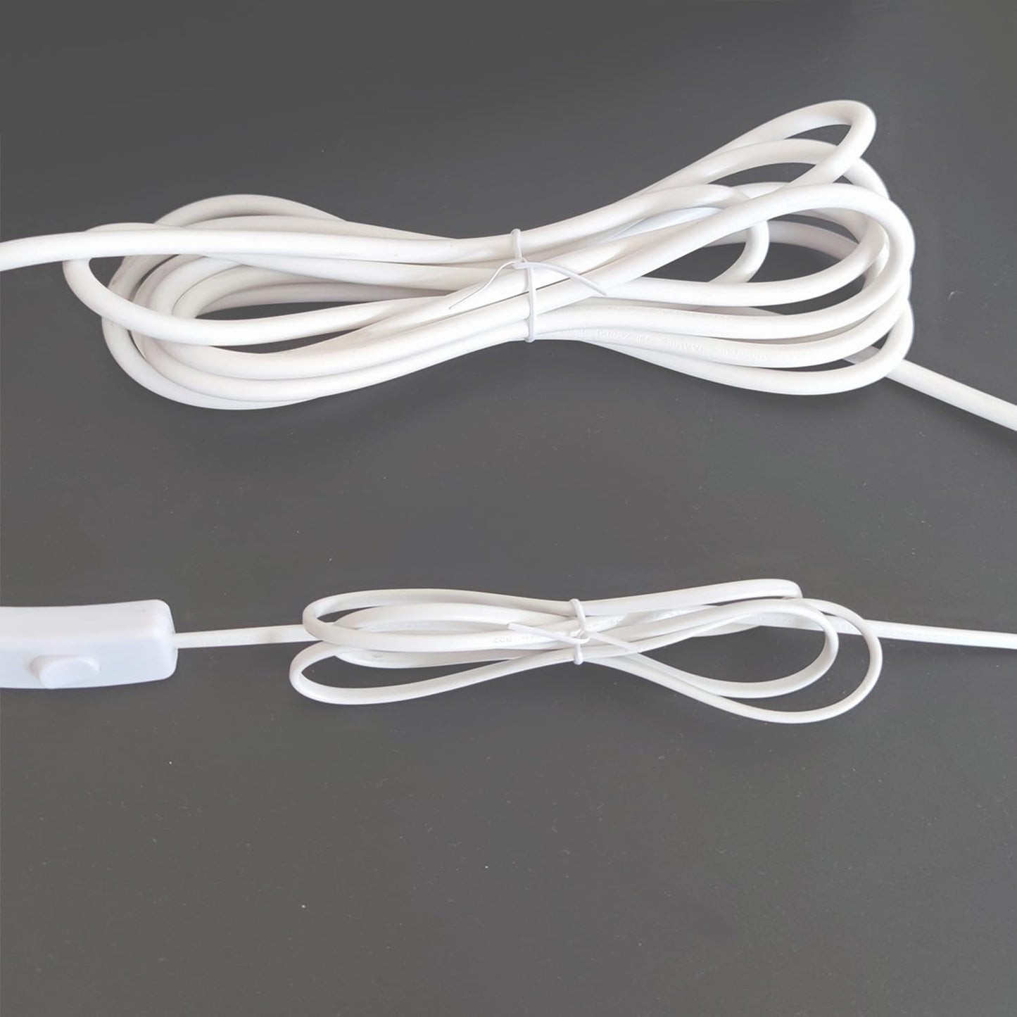 1000 pcs 6 inch White Cable Twist Ties Plastic Twist Ties with Rugged Metal Innercores Reusable Fastening Cable Cord Wire Ties