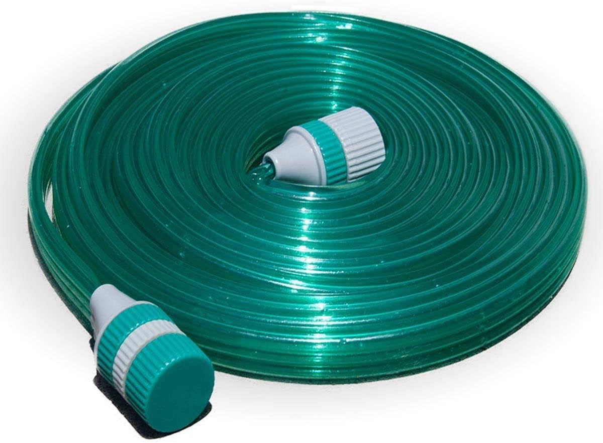 TentandTable PVC Plastic Water Misting Hose | 20-Foot Long | for Inflatable Water Slide Bounce Houses