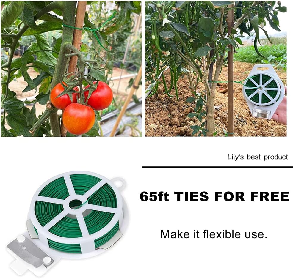 50 Pack 5ft Bamboo Plant Stakes for Wood Garden Sticks，Wooden Plant Supports，Bamboos，Bamboo Trellis，Crafts, More Size Choices 8"/12"/16"//2'/3'/4'/5'/6'