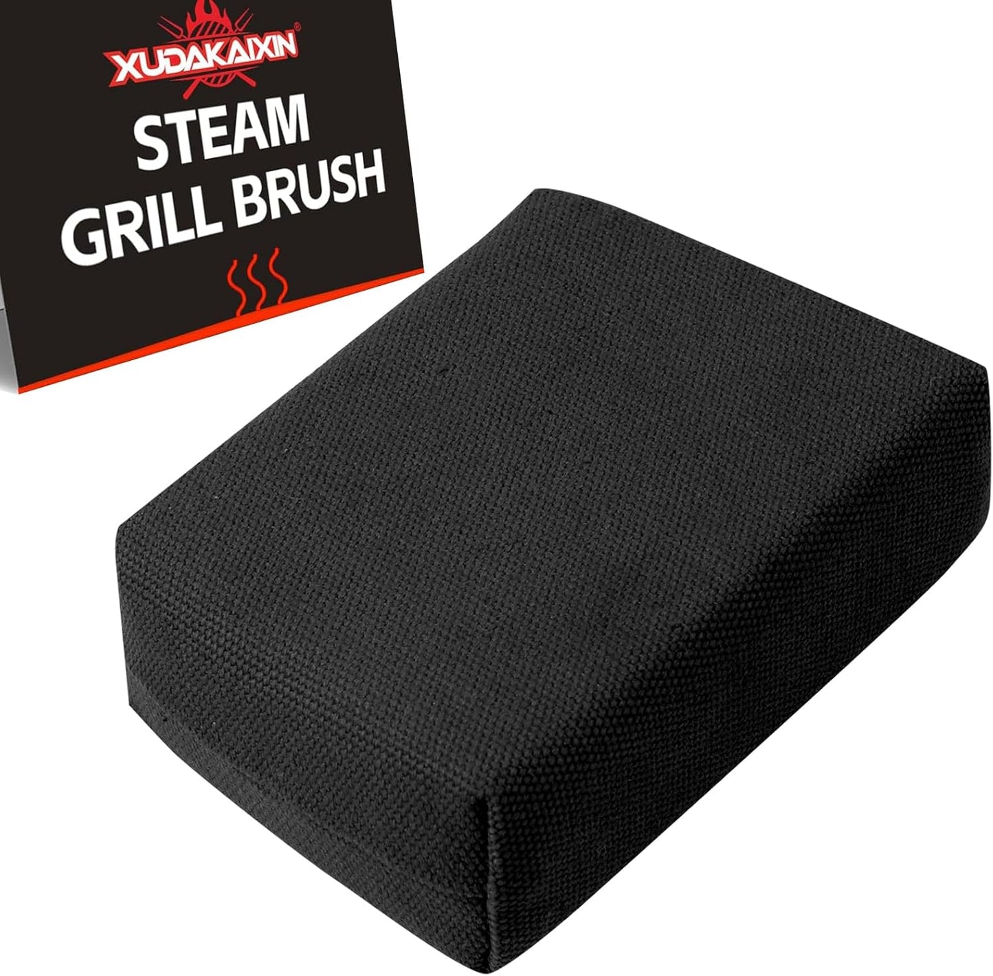 Grill Brush Bristle Free,(Only Replaceable Cleaning Head No Grill Brush)-Black