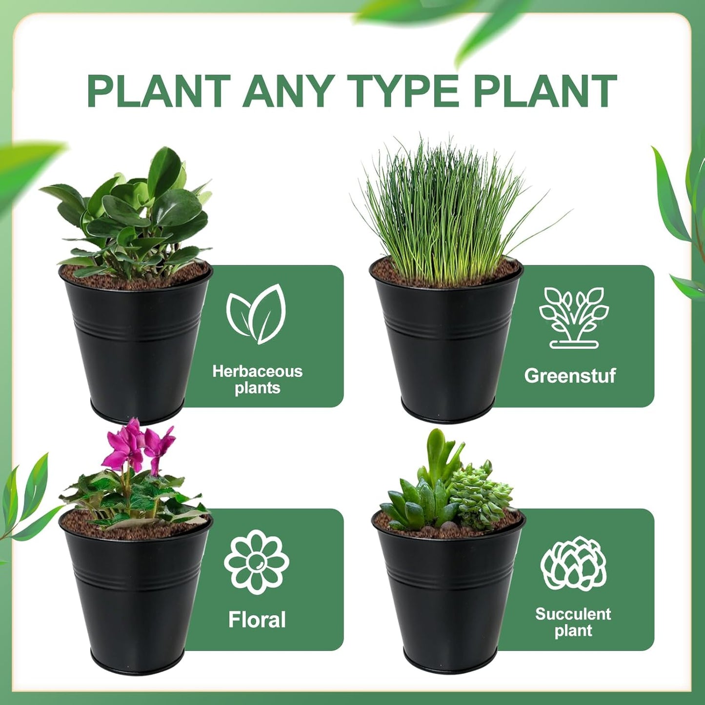 3 Sets Herb Planter Black Metal Window Planter with Tray and Drainage Farmhouse Garden Pots for Plants Flower Succulent for Indoor Outdoor Kitchen Apartment Balcony Window