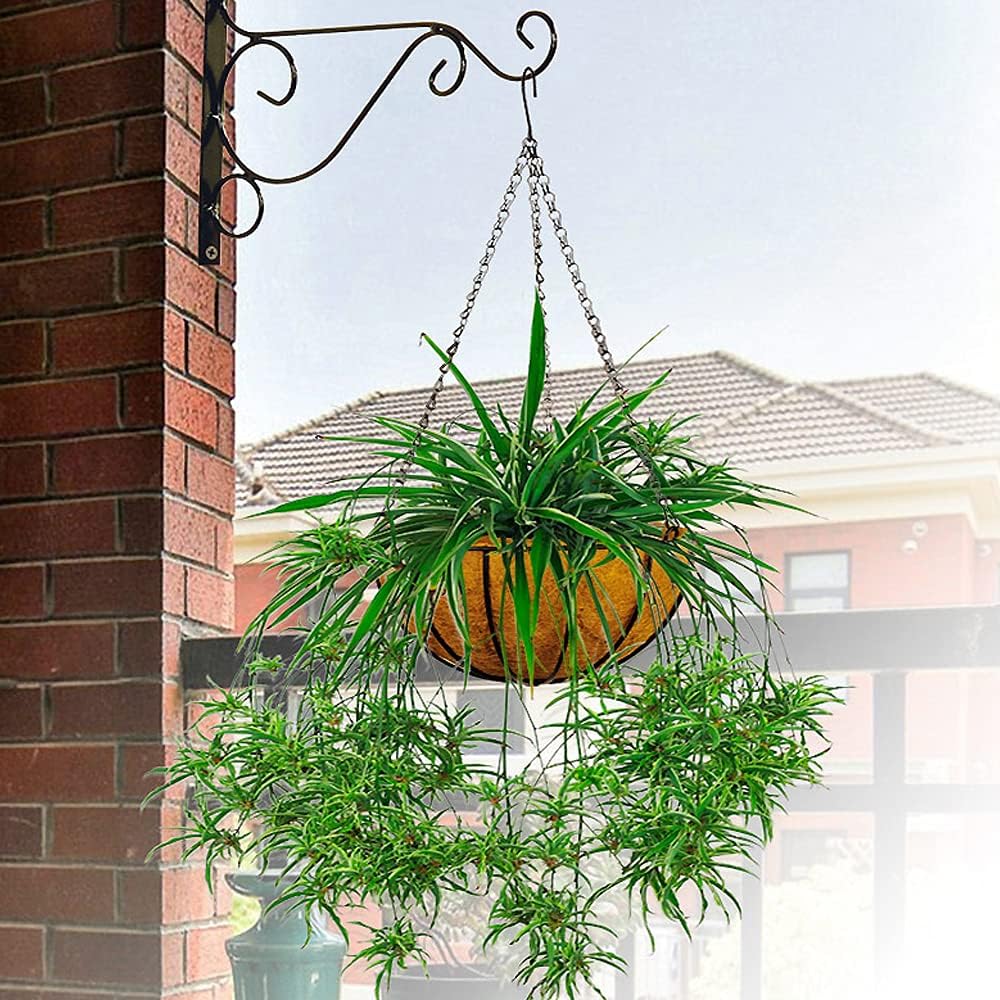 EROCK 2Pcs Coco Liners for Planters Hanging Basket, Round 8/10/12/14/16 inch Thick Coconut Coir Coco Fiber Liners for Planters Garden Patio Porch Window Plants Flowers Pot Indoor Outdoor (16 inch)