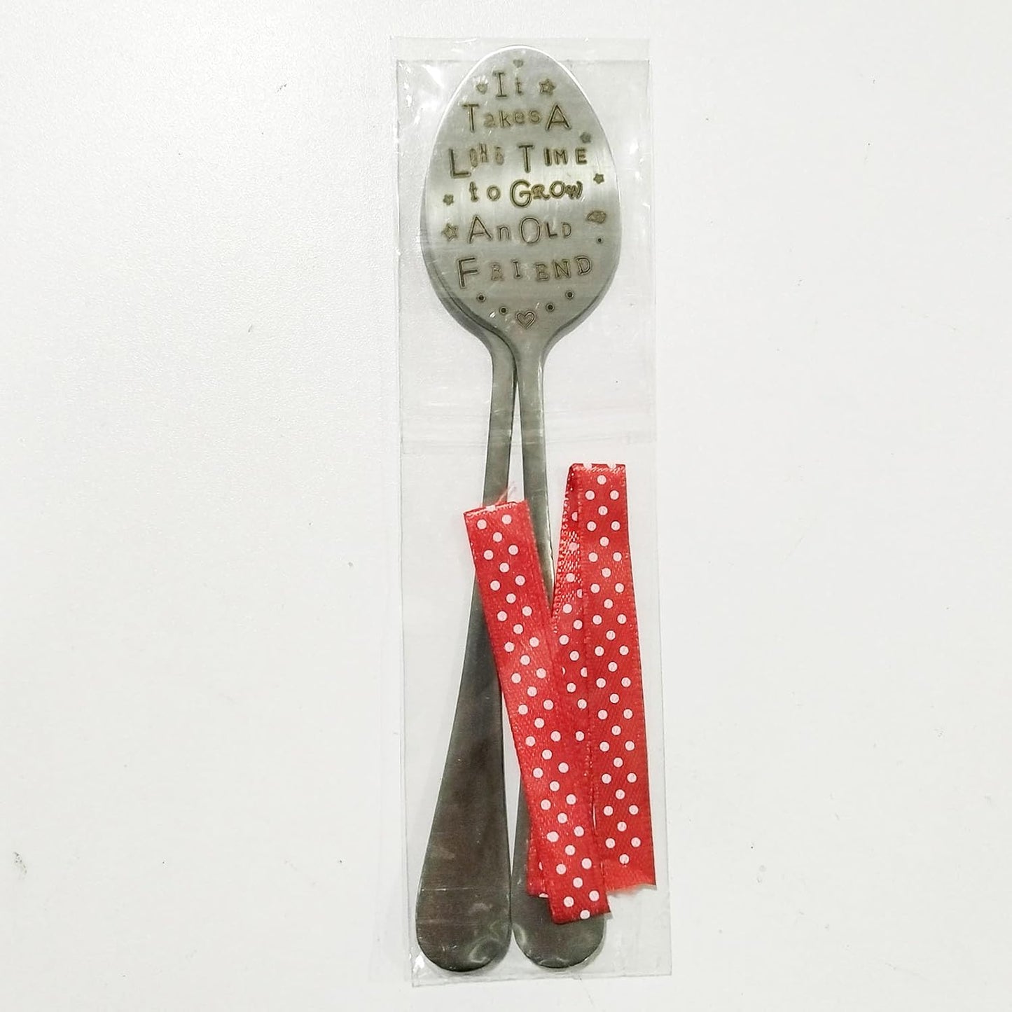 Garden Marker Friendship Gift, Garden Label Stake, Plant Marker Tag, Metal Garden Decoration Sign (2Pack)