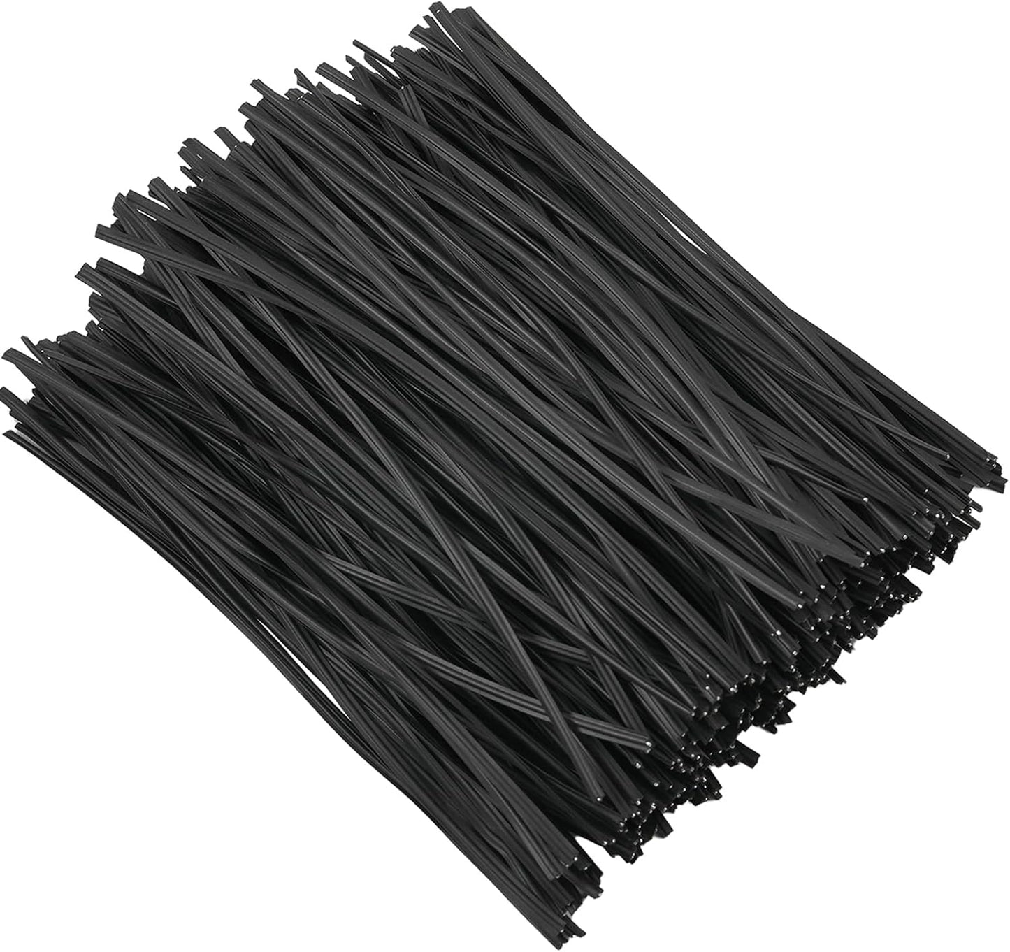 300 Pcs 6 inch Black Plastic Twist Ties, Cable Ties, for Bags, Gardening Tools