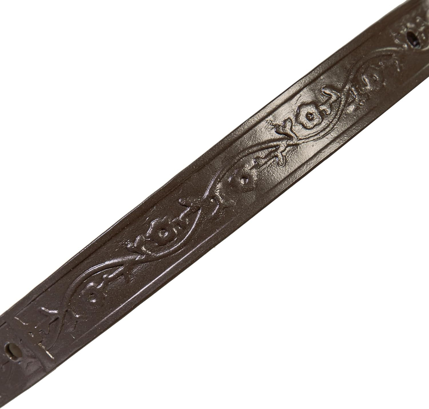 Evergreen 7 Feet Garden Metal Garden Obelisk Trellis for Climbing Plants Outdoor | Indoor Plant Trellis for Potted Plants | Floral Pattern Arch Trellis | Antique Copper