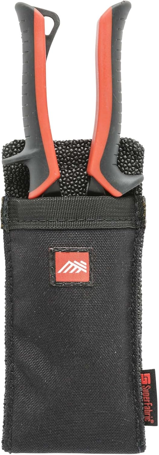 Diamondback Utility Sheath - Tool Belt Pouch for Utility Knife, Chisel or Jab Saw - Clip-On Utility Pouch Tool Holster - Multitool Sheath for Carpenters, Roofers, Framers & Drywallers (9.5"x1.75"x7")