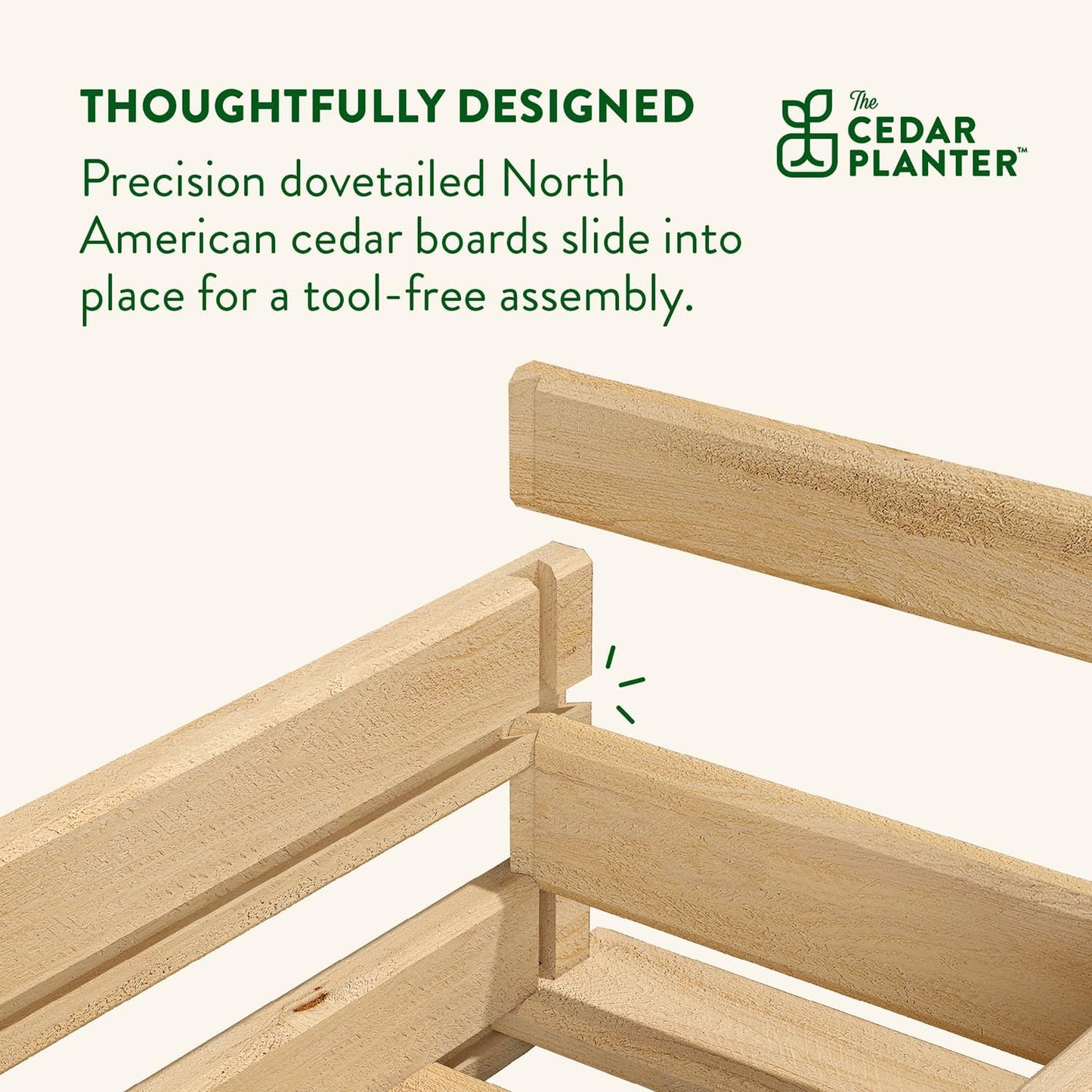 Greenes Fence Cedar Wood Planter Box, 21" x 11" x 7" (4-Pack) - Made in USA with North American Cedar