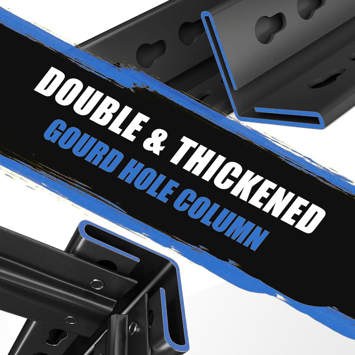 Garage Shelving 3000LBS Metal Storage Shelves Adjustable 6-Tier Shelving Units Garage Storage Shelves Heavy Duty for Basement, Commercial, Warehouse, Industrial, Black