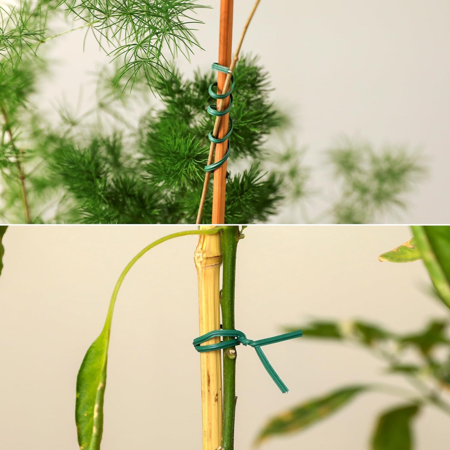 300 Pcs 6 inch Blackish Green Plastic Twist Ties, Cable Ties, for Bags, Gardening Tools