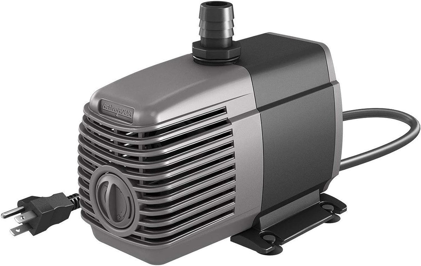 Hydrofarm AAPW550 33-Watt 550 GPH Indoor/Outdoor Hydroponic Aquarium Pond 6ft Power Cord for 55 Gallon Reservoirs Submersible Water Pump, 550-GPH, 8.4 x 3.4 x 6.4 inches, Black