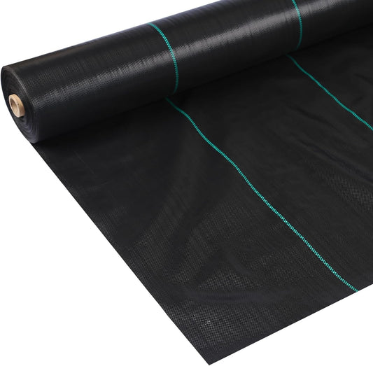 3ftx300ft Heavy Duty Weed Barrier Landscape Fabric – Durable Woven Driveway Garden Cloth for Weed Control, Ground Cover, Landscaping – Long-Lasting Geotextile Fabric – 2.4oz
