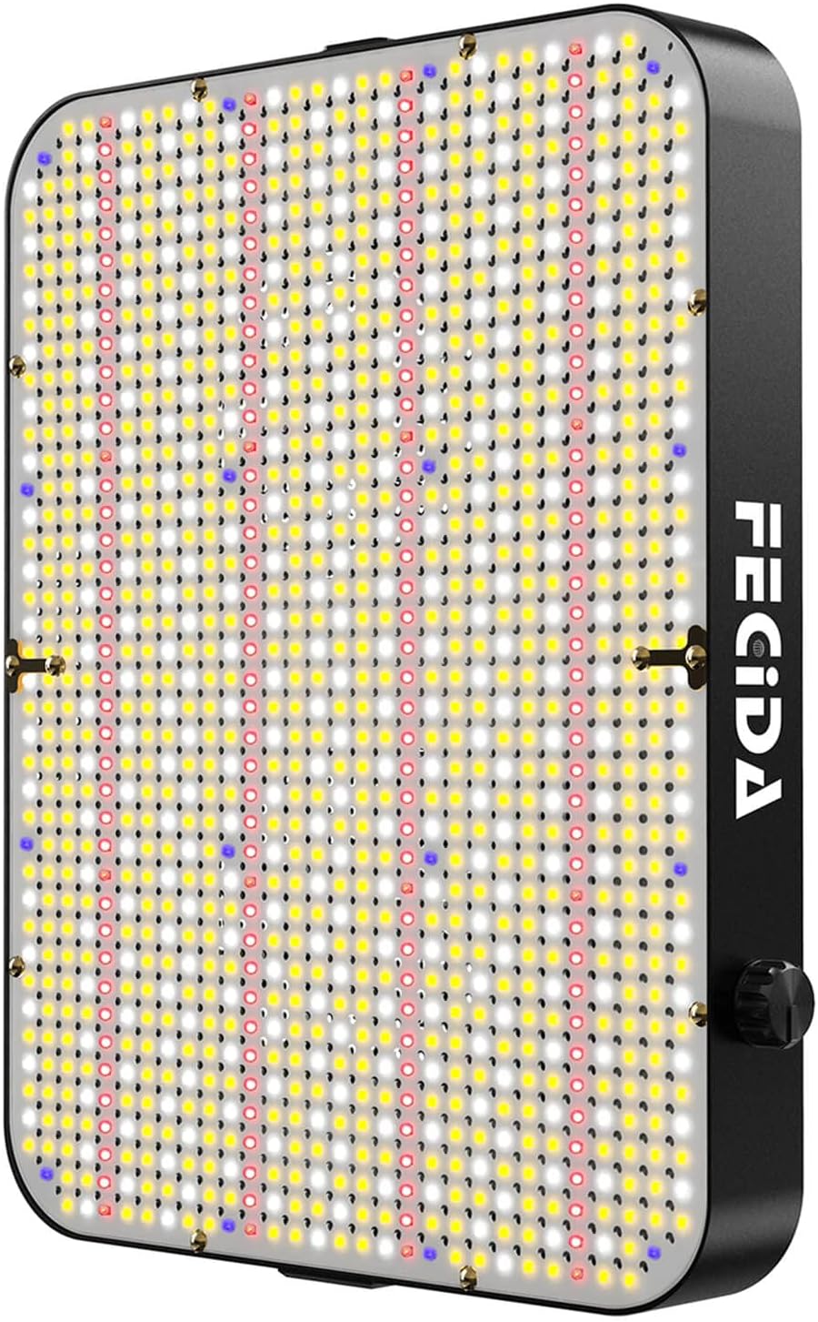FECiDA Dimmable LED Grow Light 24000 Lumen 260 Watt, 2024 Best 3x3 2x4 ft Grow Tent Light, UV-IR Included Full Spectrum Plant Growing Lamps with 1176PCS LEDs, Daisy Chian Function, Quiet Built-in Fan