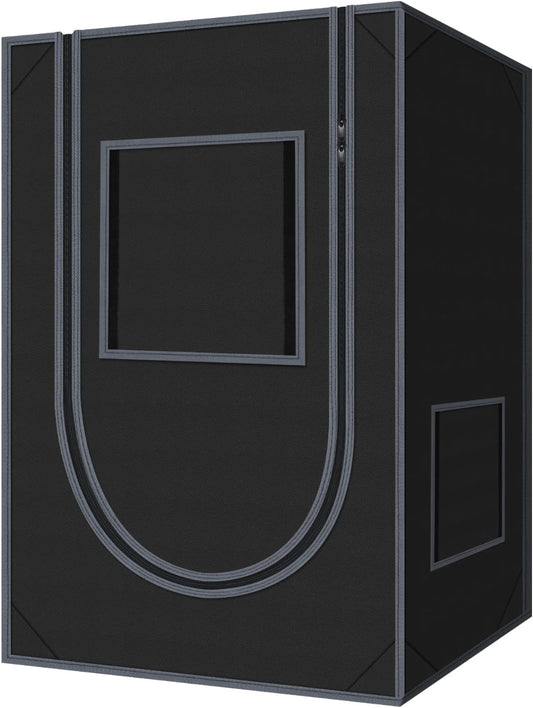 2x2 Grow Tent 24"x24"x36" Grow Tents 600D Mylar Hydroponic Indoor Plants Growing Tent with Floor Tray Grow Room