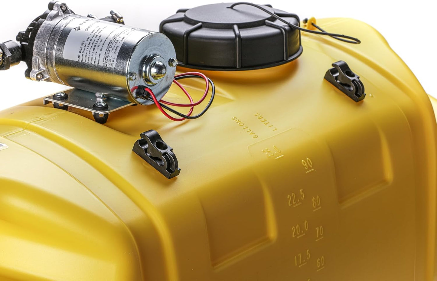 25-Gallon Gold Spot Sprayer – 12V Pump, Deluxe Handgun, 2.2 GPM, 100 PSI, Heavy-Duty Tank, Adjustable Spray Pattern & 15 Ft Hose