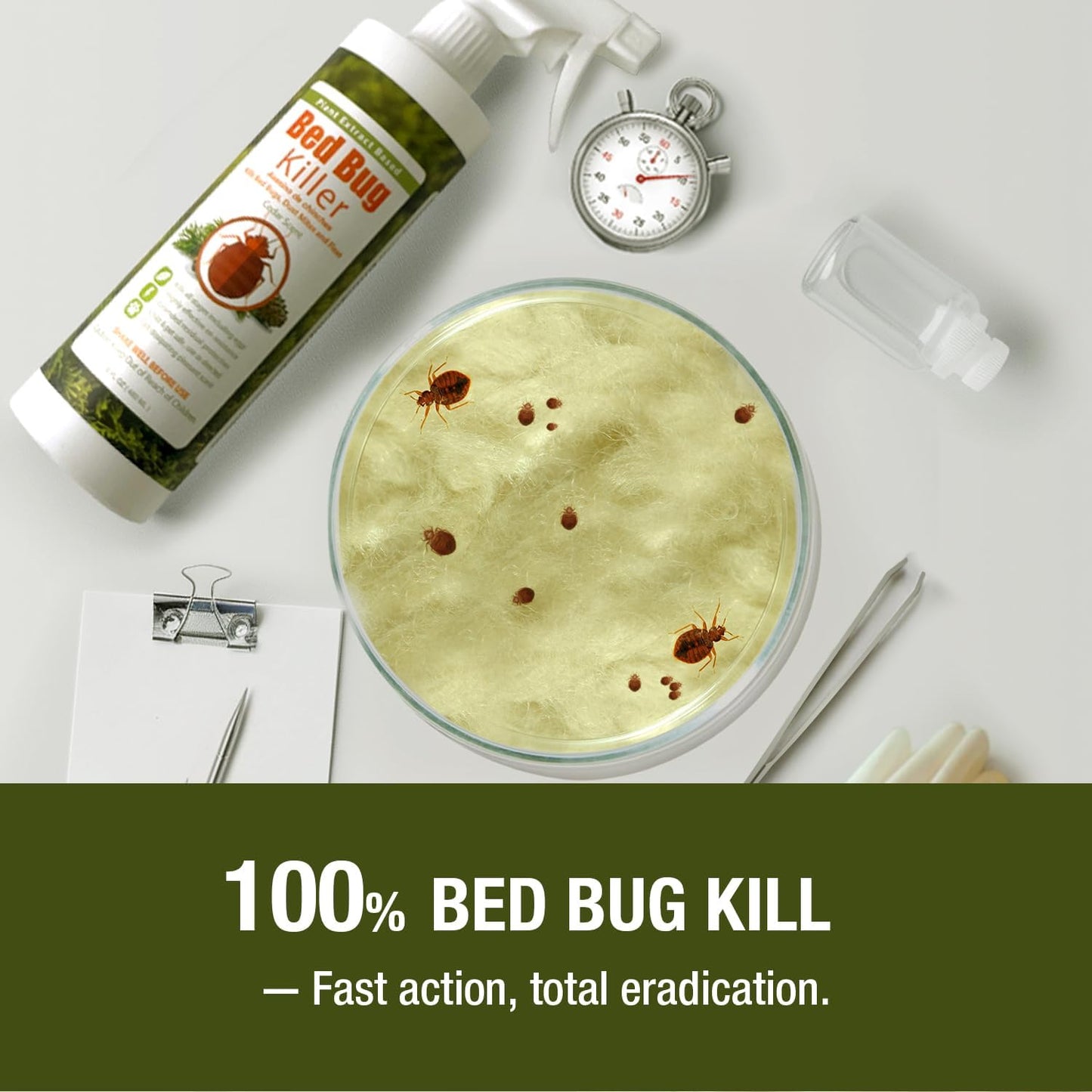 EcoVenger Bed Bug Killer (480ML) 100% Kill Efficacy−Kills All Stages on Contact-14 Day Residual Protection− Eco-Friendly & Non-Toxic Child & Pet Friendly